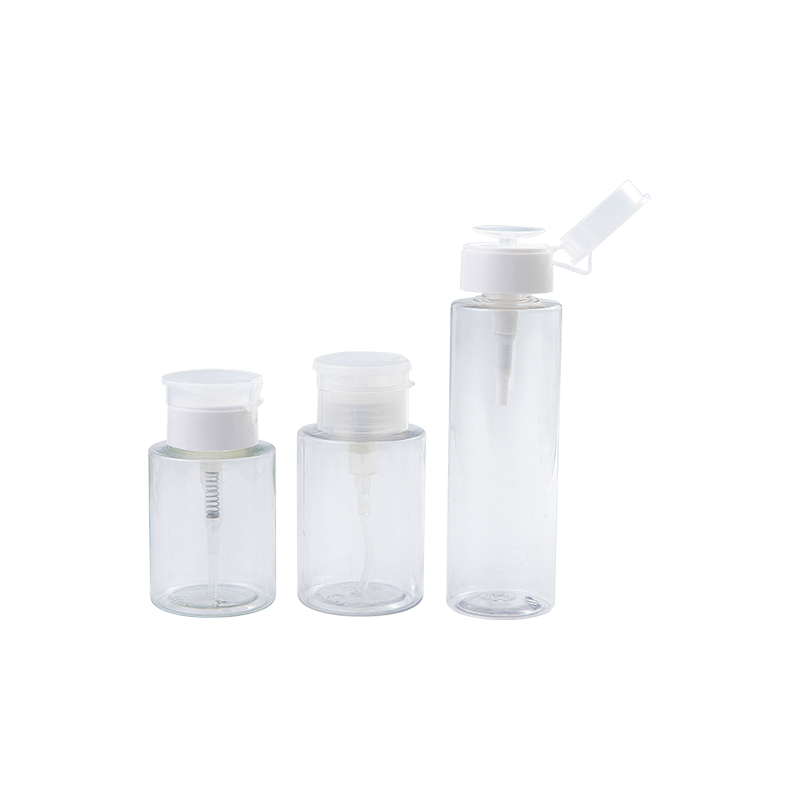 150ml,180ml,200ml,240ml Cosmetic plastic nail polish remover pump dispenser bottle