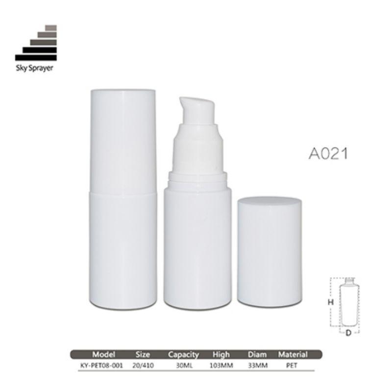 30ML PET Bottle With 20/410 Cream Pump for Cosmetics