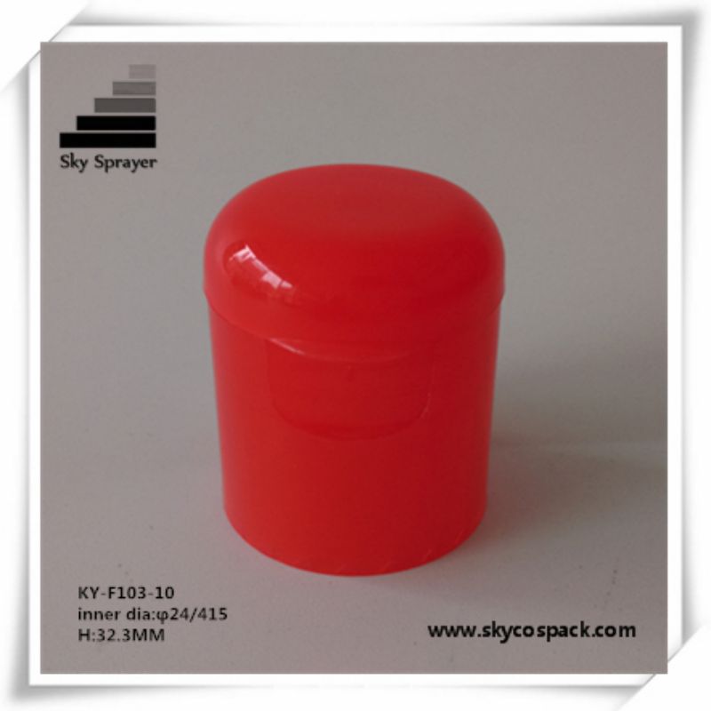 24/415 Red Flip Top Cap For PET Bottle