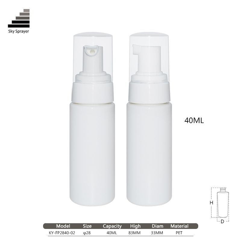 40ml foam pump bottle set