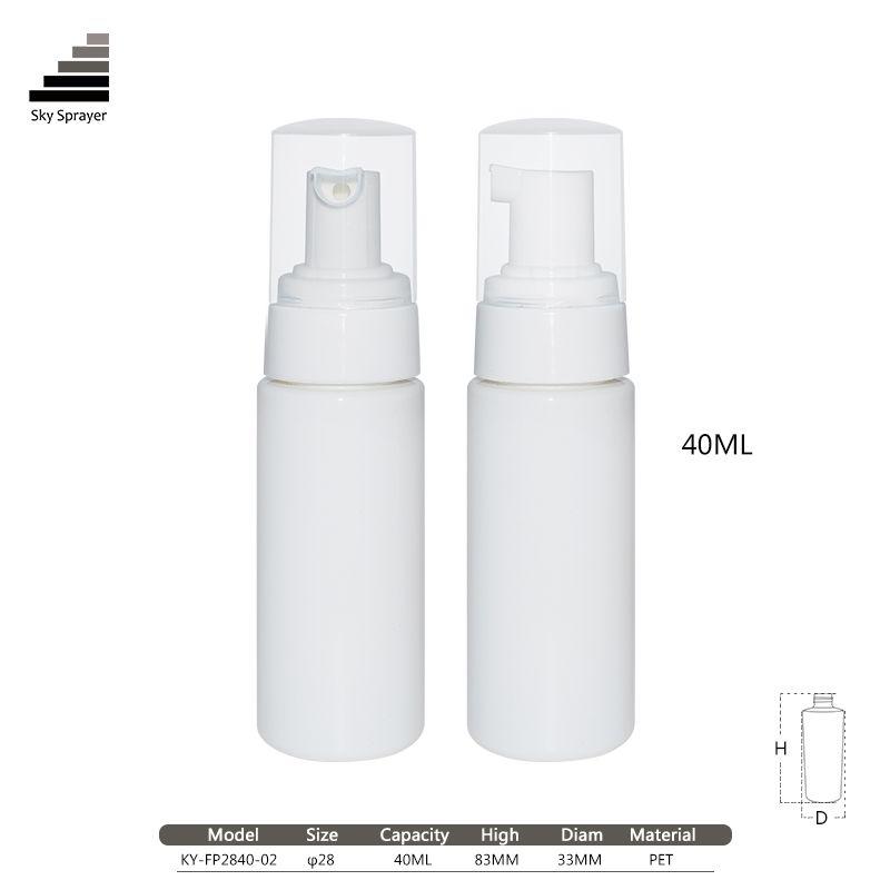 40ml foam pump bottle set
