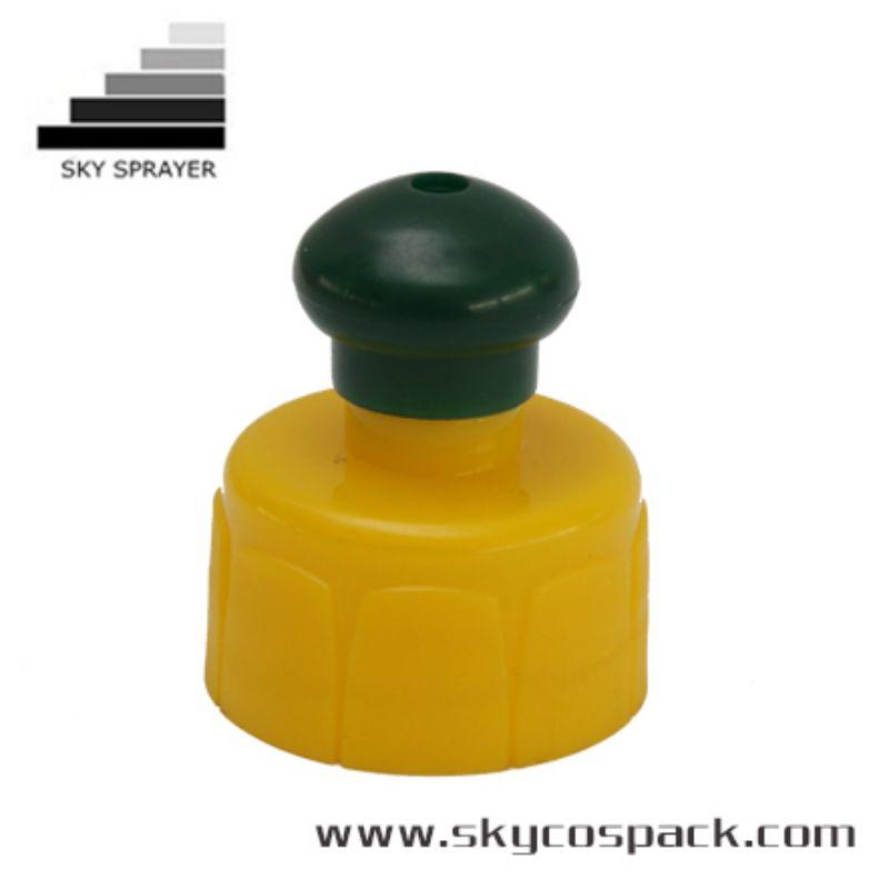 Smooth Wall Screw Push Pull Cap For Sport Bottle