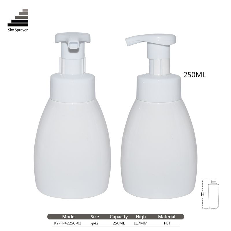 Private lable OEM factory clean foam facial mousse wash bottle