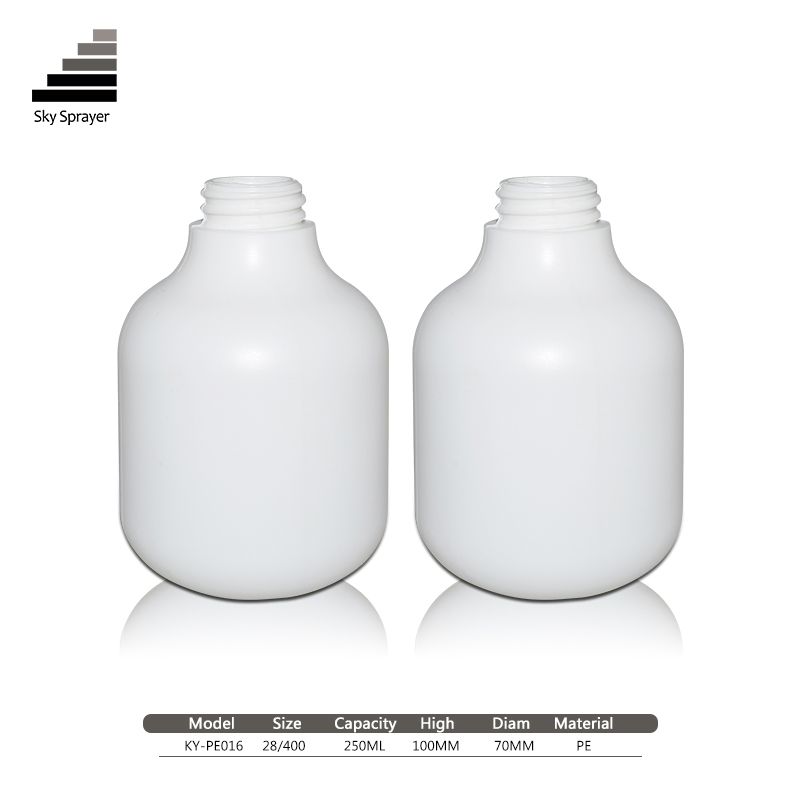 250ml cosmetic packaging PE foam bottle 