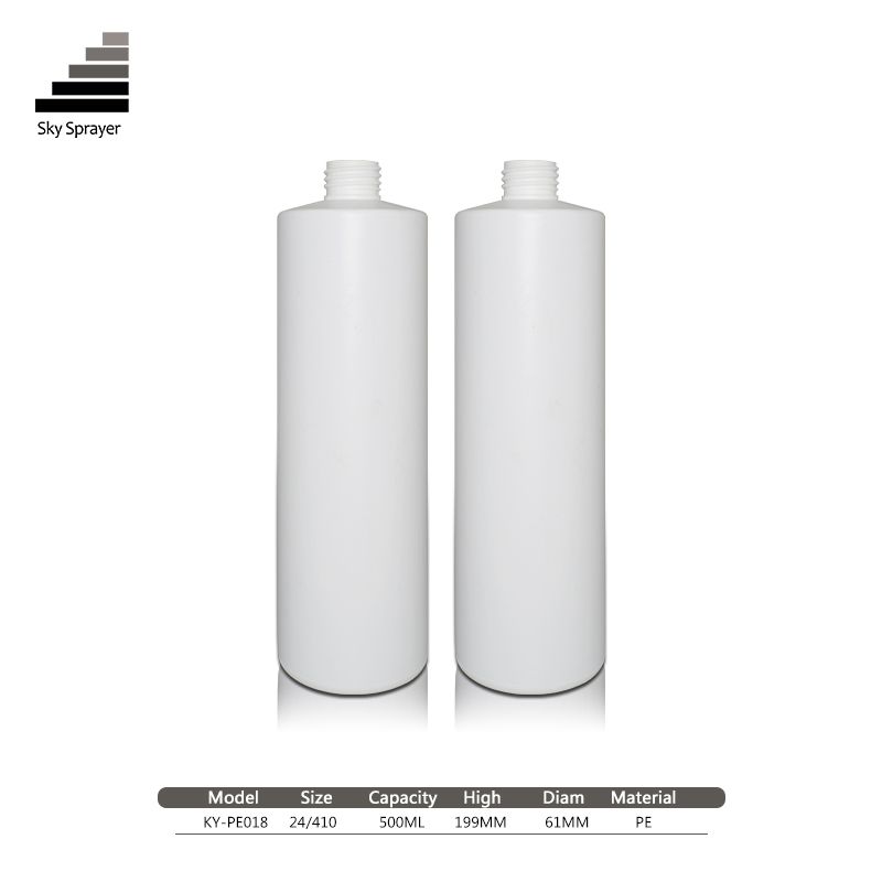 500ml cosmetic packaging PE foam bottle 