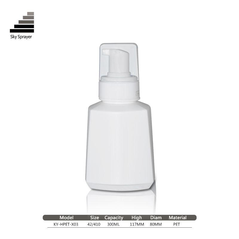 Best selling durable using 300ml thick wall plastic cosmetic  pump bottles