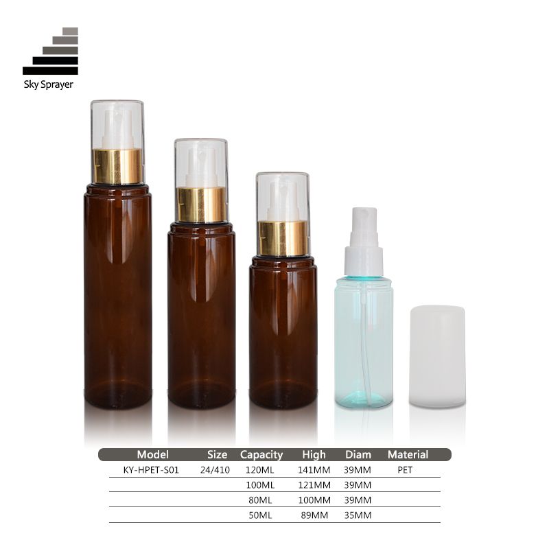 50ml 80ml 100ml 120ml thick wall Plastic Cosmetics Bottle for serum