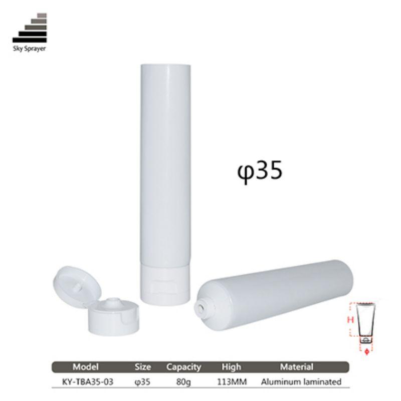 80g high quality empty hand cream packaging tube  tube cosmetic plastic cosmetic tube packaging