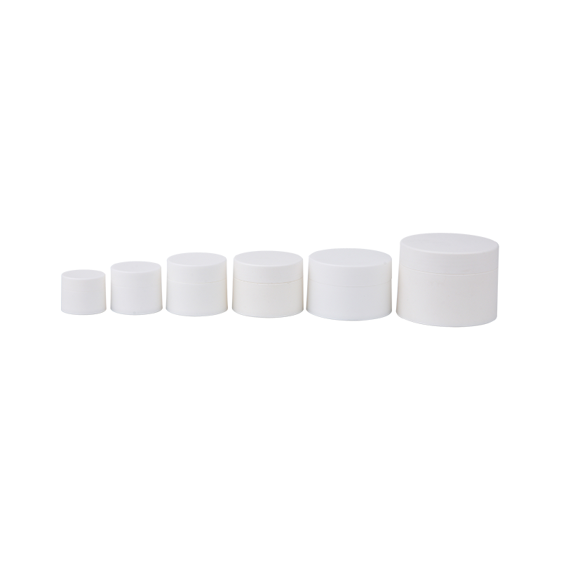 50g 100g 200g Empty biodegradable wheat straw plastic face cosmetic cream packaging jar