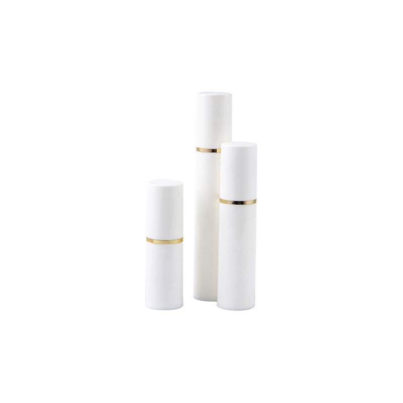 White golden liner tall and thin airless bottle