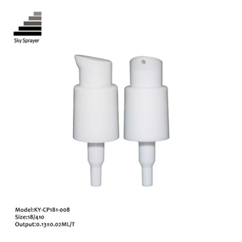 18/410 New Design White Cream Pump Cosmetic Bottle Pump