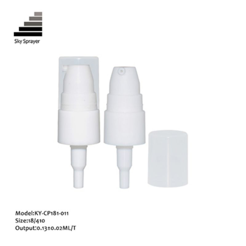 18/410 White Cream Pump Treatment Pump