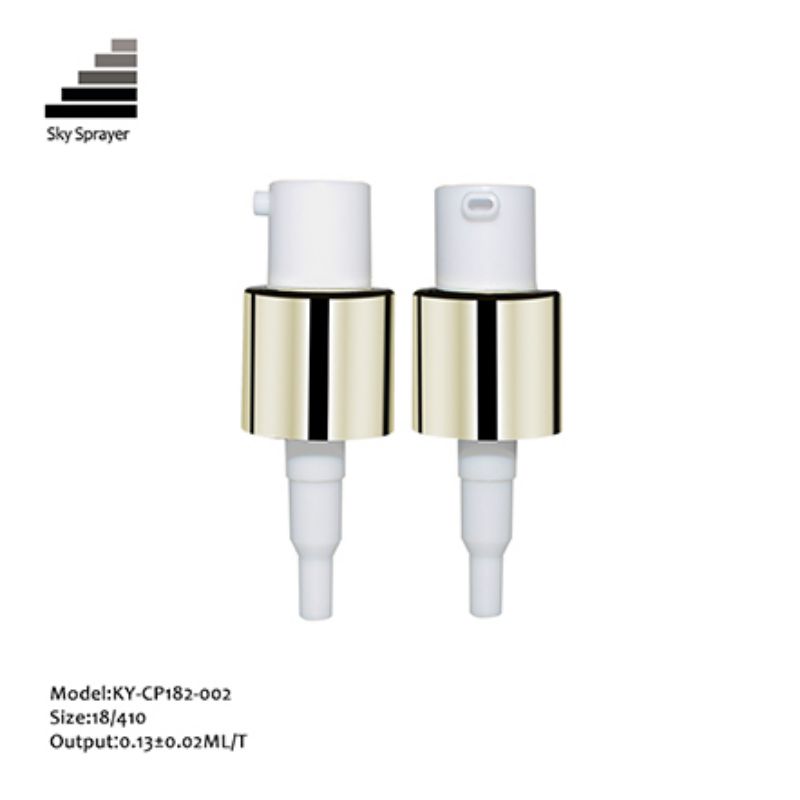 18/410 Sliver Plastic Cream Pump Cosmetic Bottle Pump