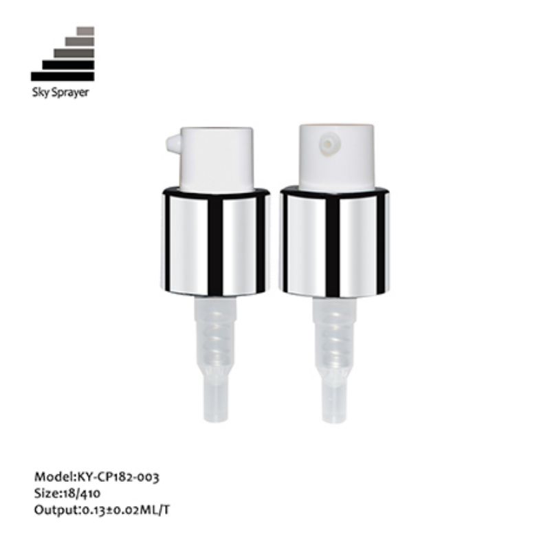 New Style Sliver Pump Cream Pump Treatment Pump