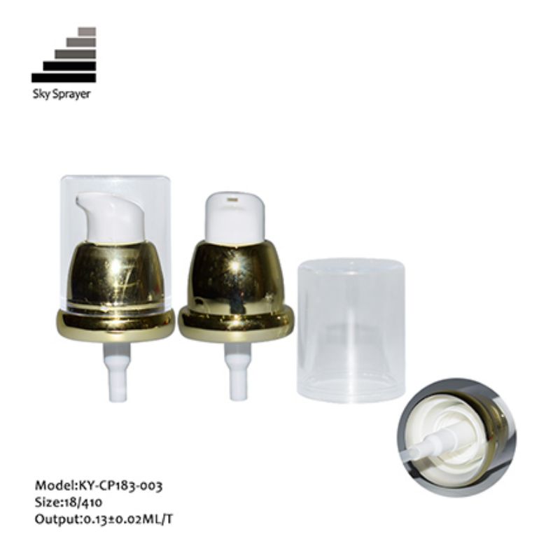 Full Cap Cream Pump Treatment Pump For Cosmetic Bottle