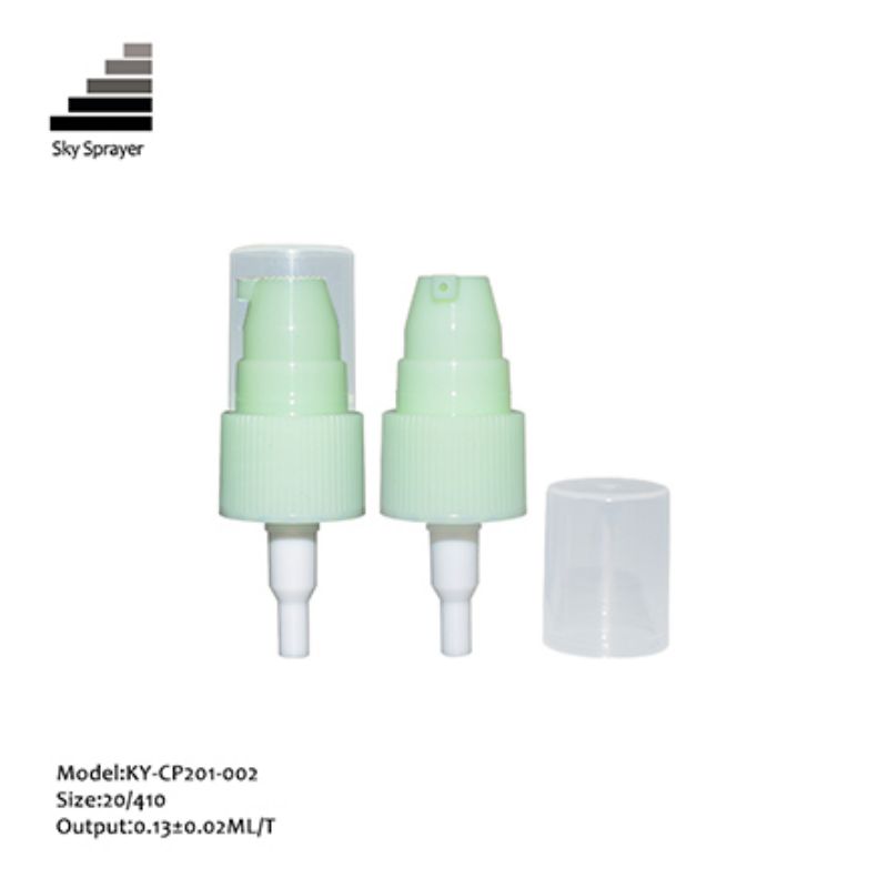 New Style Green Ribbid Wall Cream Pump