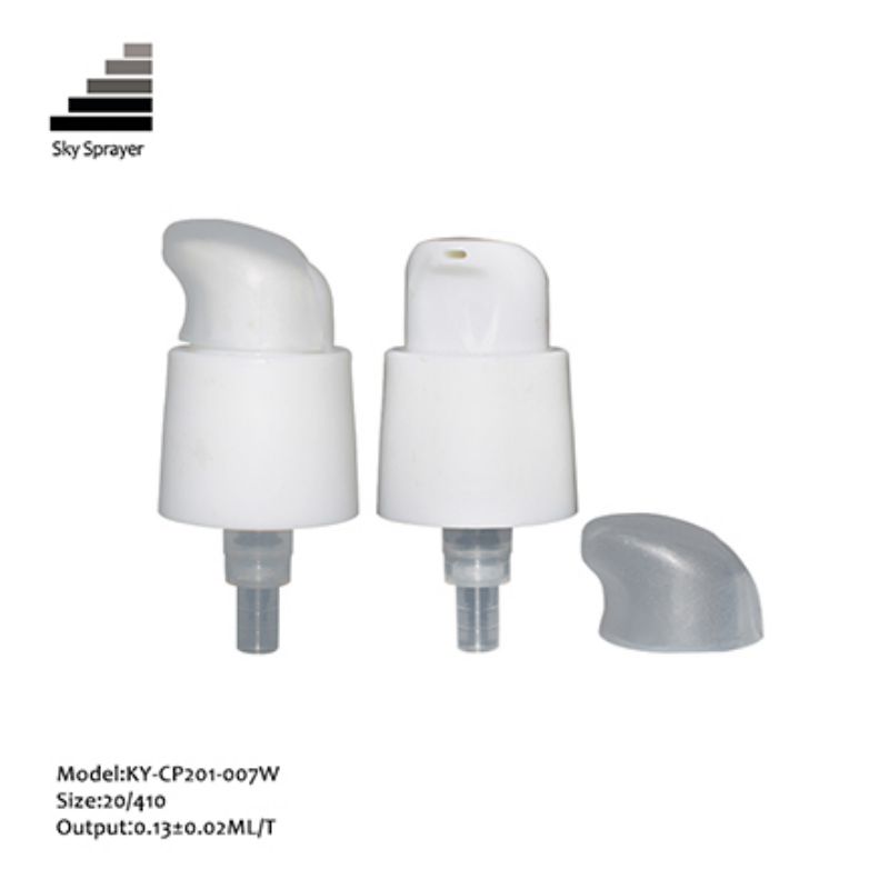 Half Cap Pump White Cream Pump Cosmetic Pump