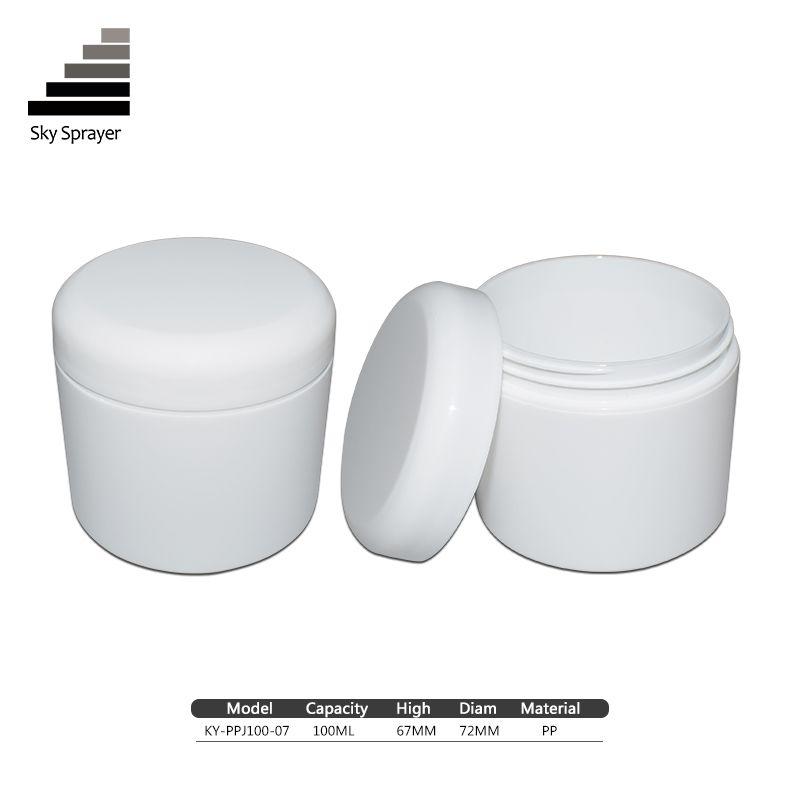 100ML White PP container Jar