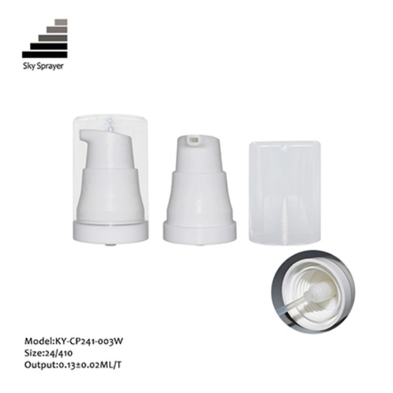 Double Wall PP Plastic Cream Pump Cosmetic Pump