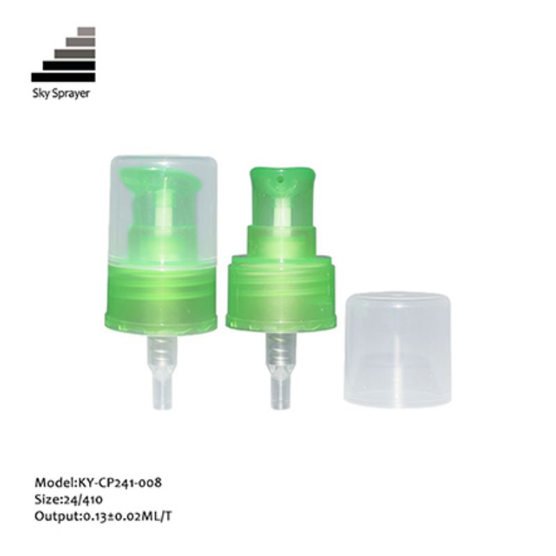 Half Cap Plastic Cream Pump Cosmetic Bottle Pump