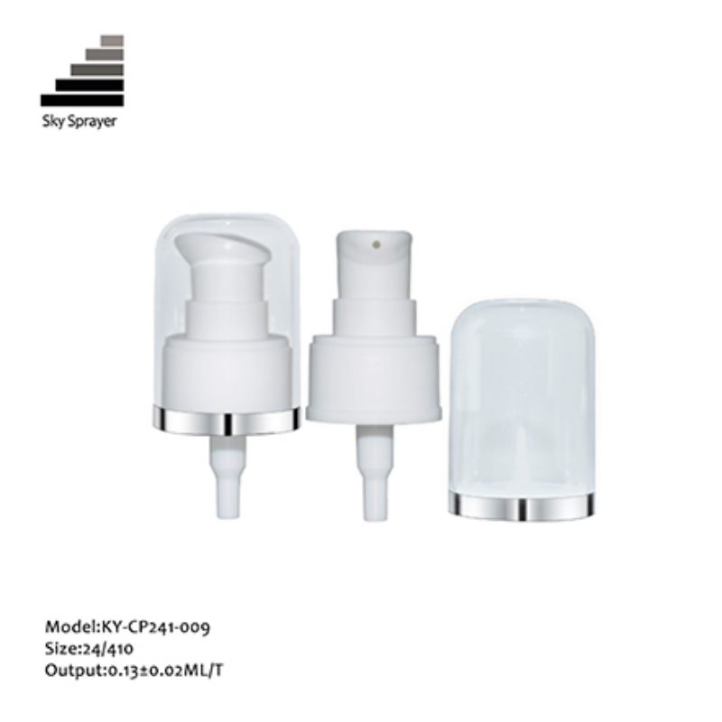 Full cap plastic cream pump cosmetic pump