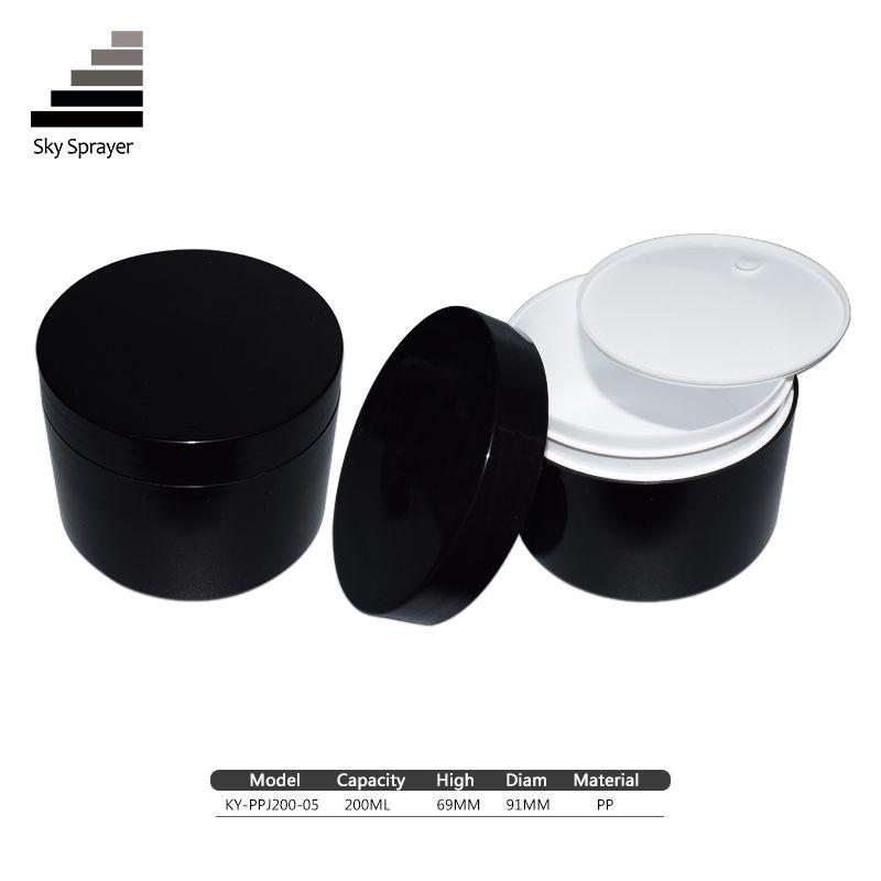 200ml Cute Black And White Cosmetic Container Jar