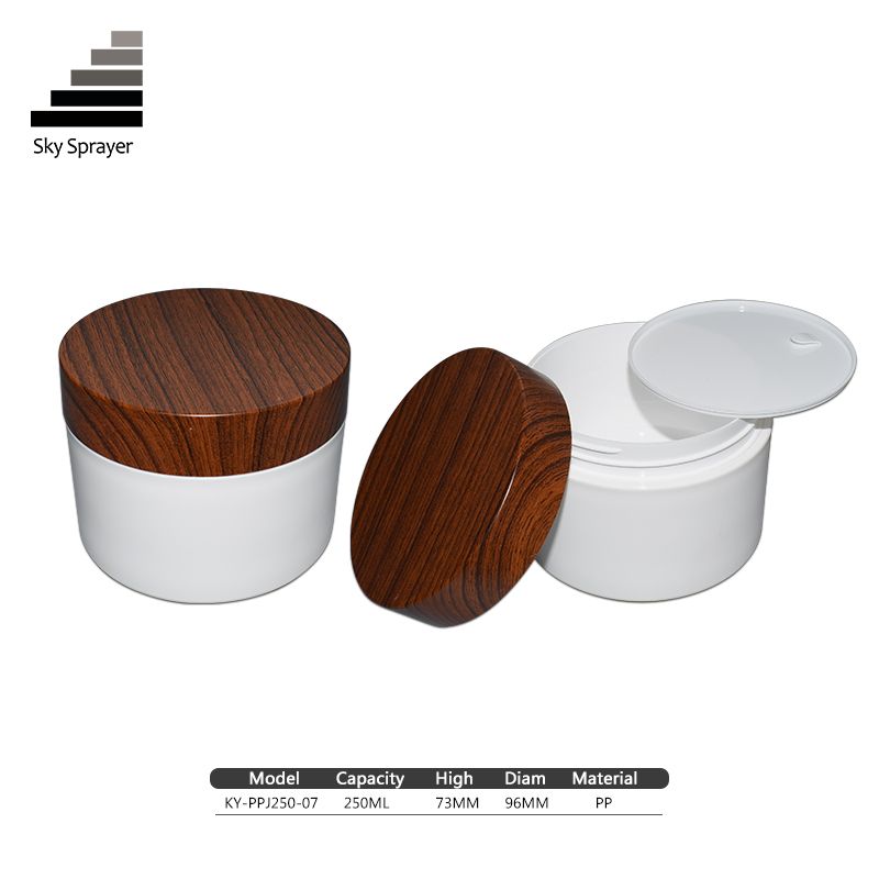 250ml Plastic cosmetics cream jar