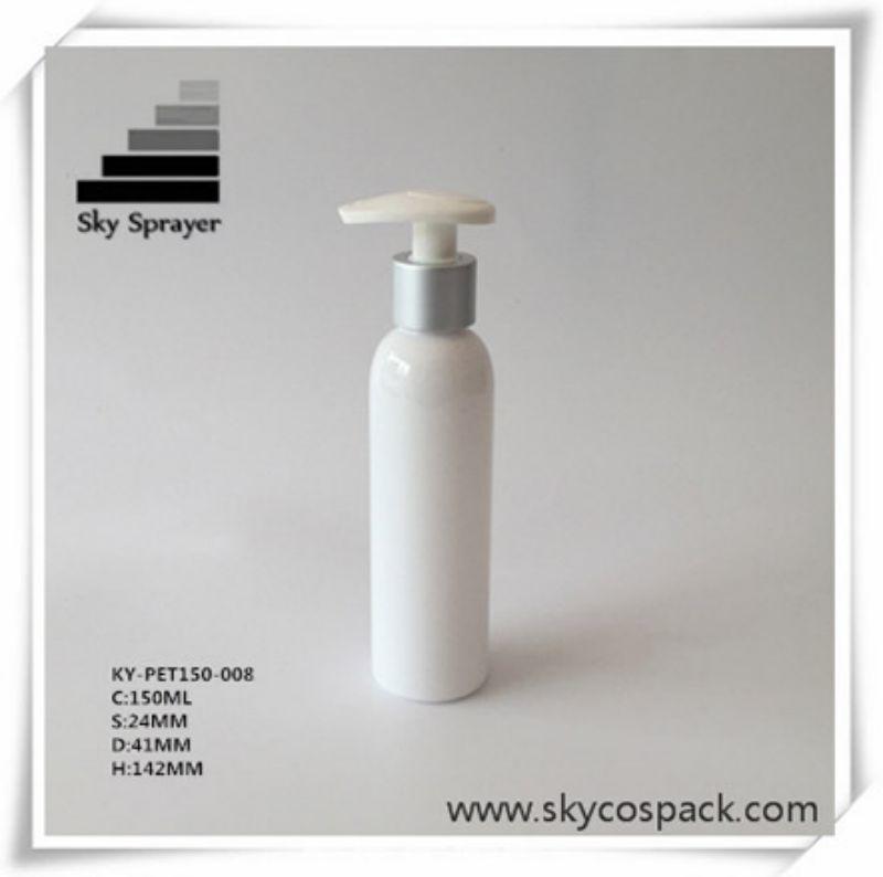 Manufacturer 150ml cosmetic lotion cream bottle pet bottle 