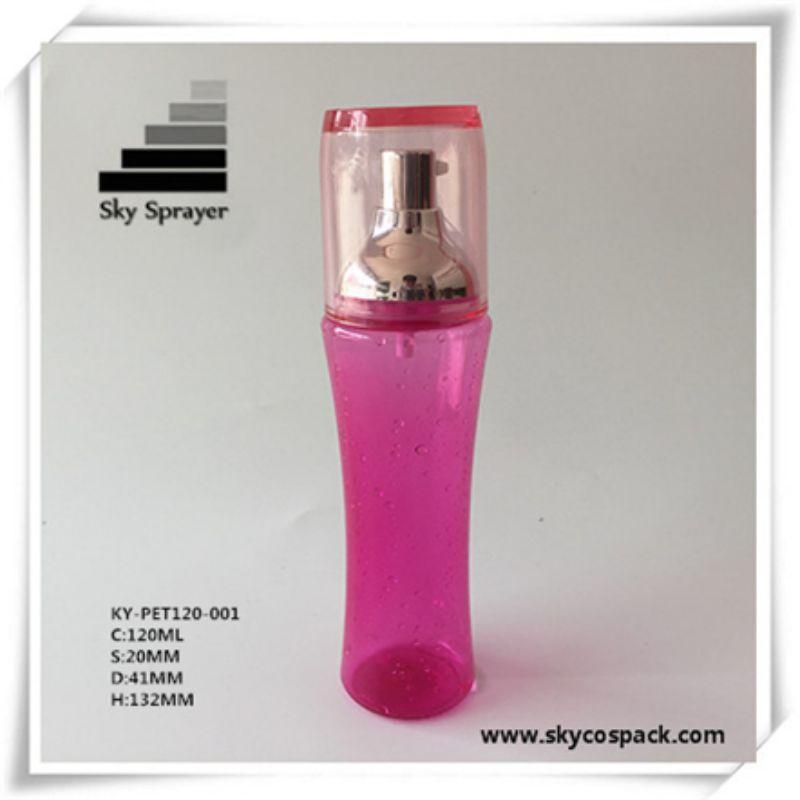 Manufacturer 120ml cosmetic lotion cream bottle pet bottle 