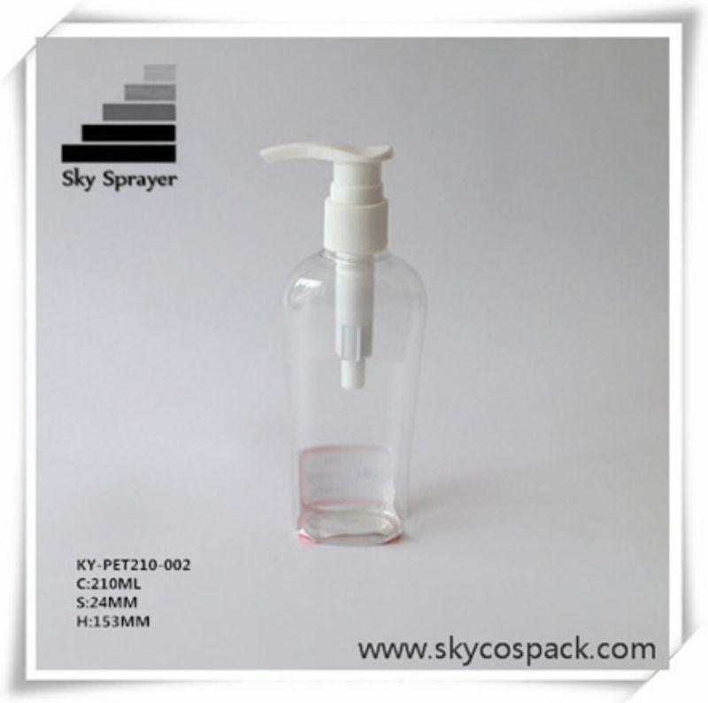 210ml cosmetic packaging container body  pet plastic bottle 