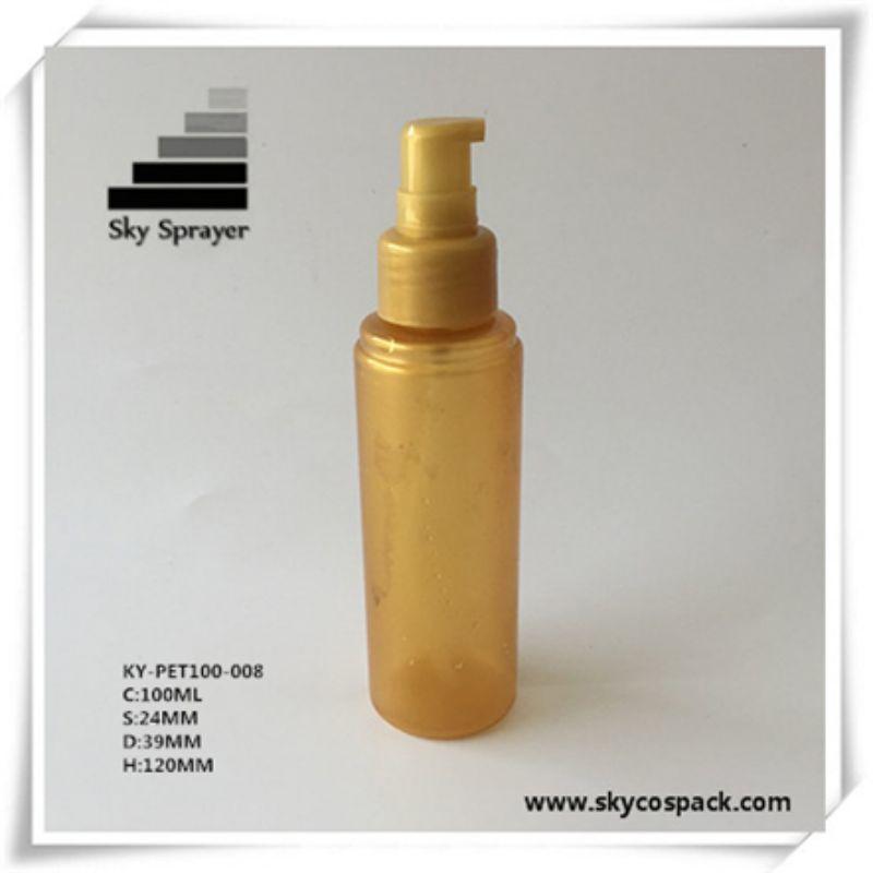 Manufacturer 100ml cosmetic lotion cream bottle pet bottle 