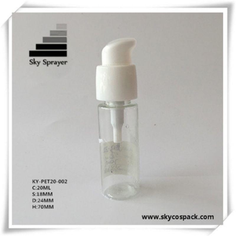 Manufacturer 20ml cosmetic lotion cream bottle pet bottle 