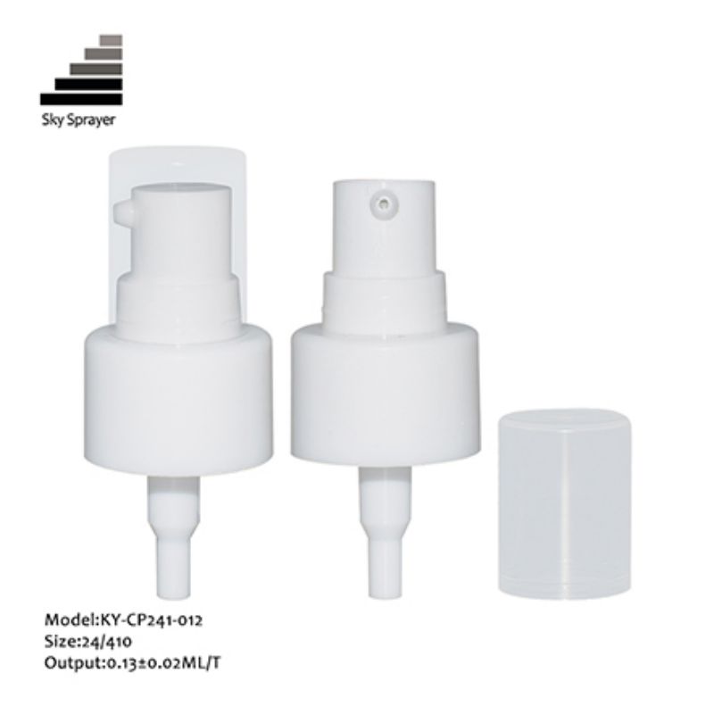 Half Cap Cream Pump Cosmetic Bottle Pump