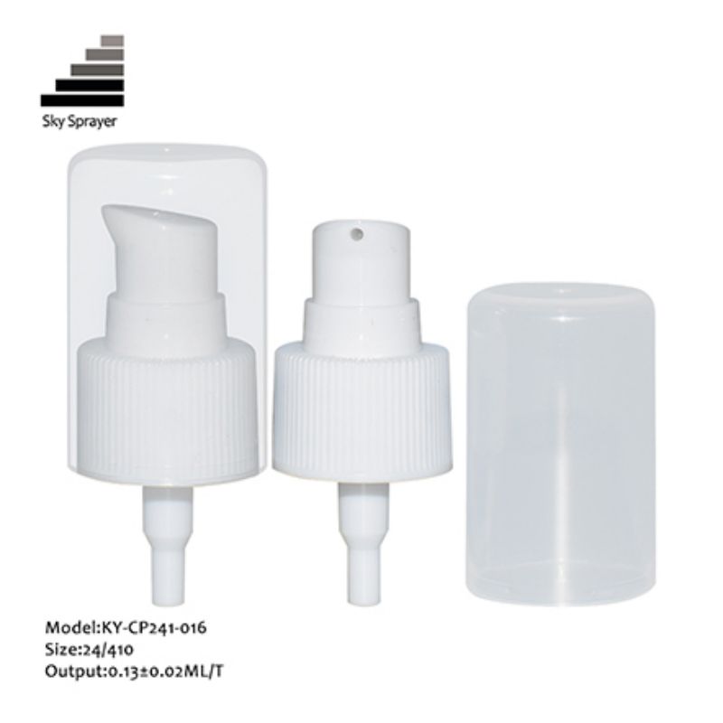 Hot Sell 24/410 White Plastic Cream Pump