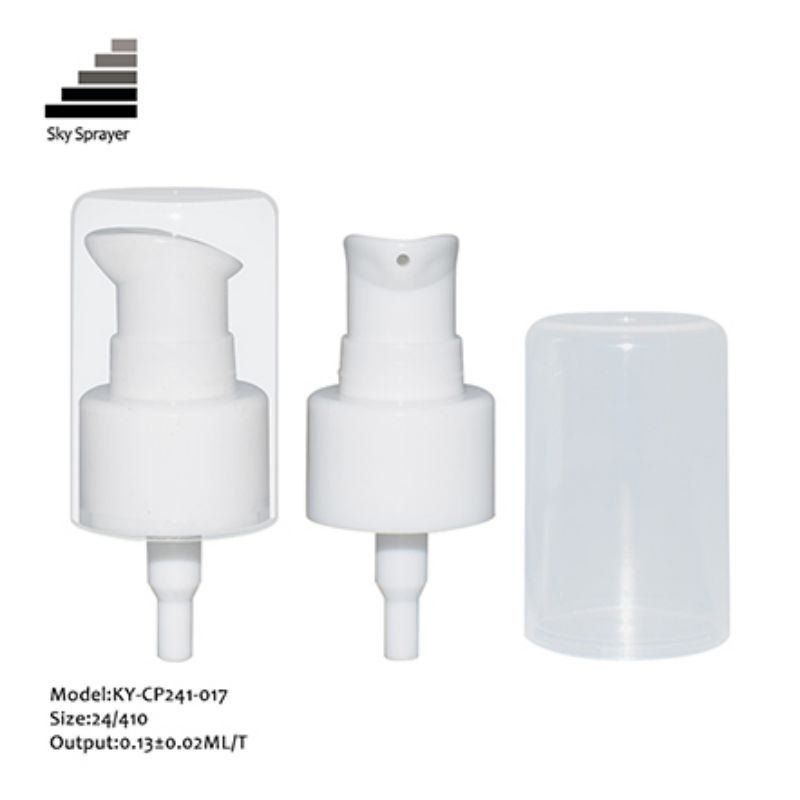 New Design White Full Cap Cream Pump 