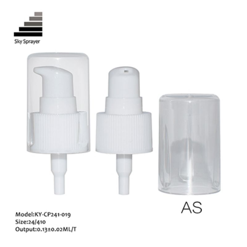 Full cap ribbid wall pump cream pump