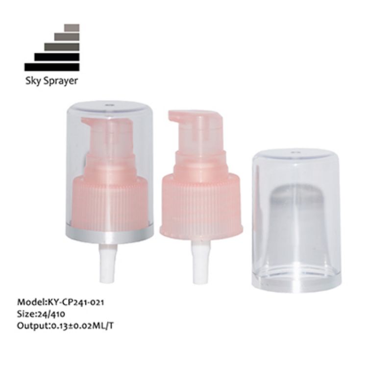 Full cap cream pump treatment pump