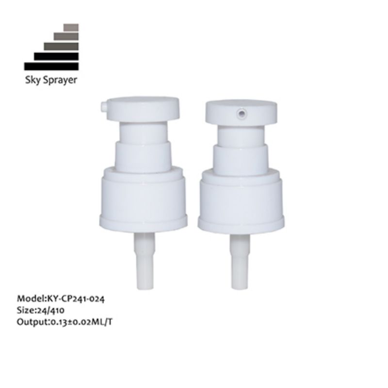 24/410 White plastic cream pump treatment pump