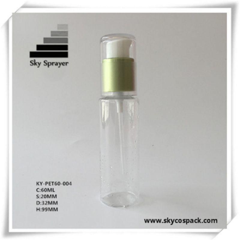 60ml cosmetic packaging container body  pet plastic bottle 