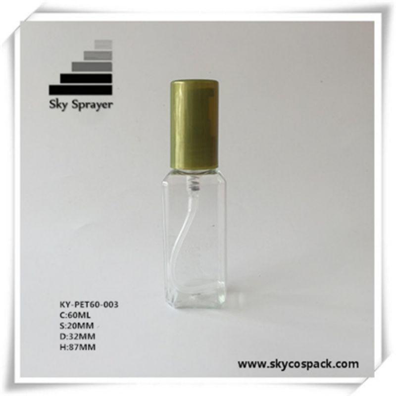 Manufacturer 60ml cosmetic lotion cream bottle pet bottle 