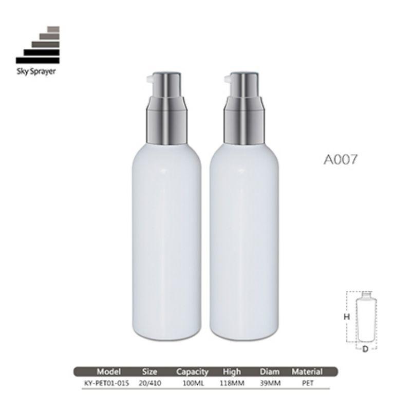 100ML PET Bottle With 20/410 Cream Pump