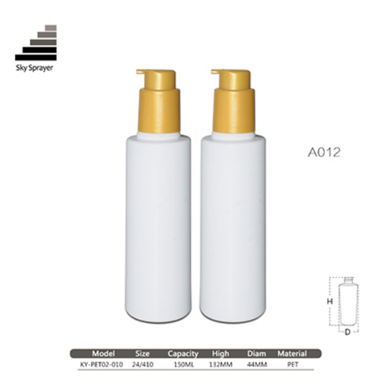 150ML PET Bottle With 24/410 Cream Pump