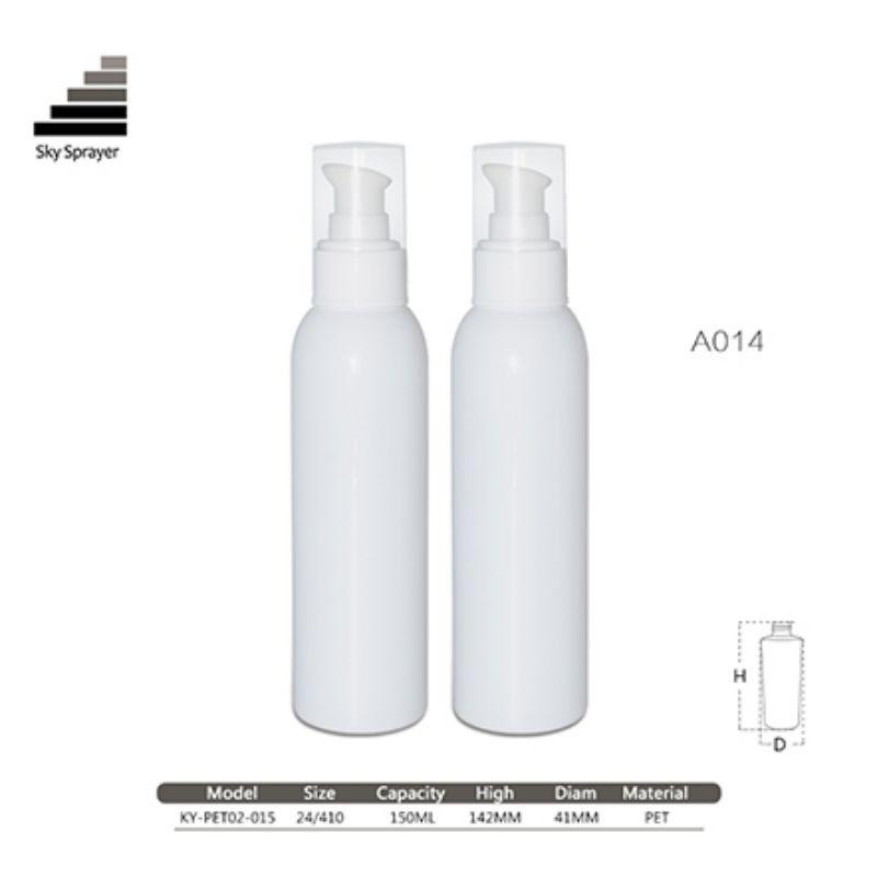 150ML PET Bottle With 24/410 Cream Pump