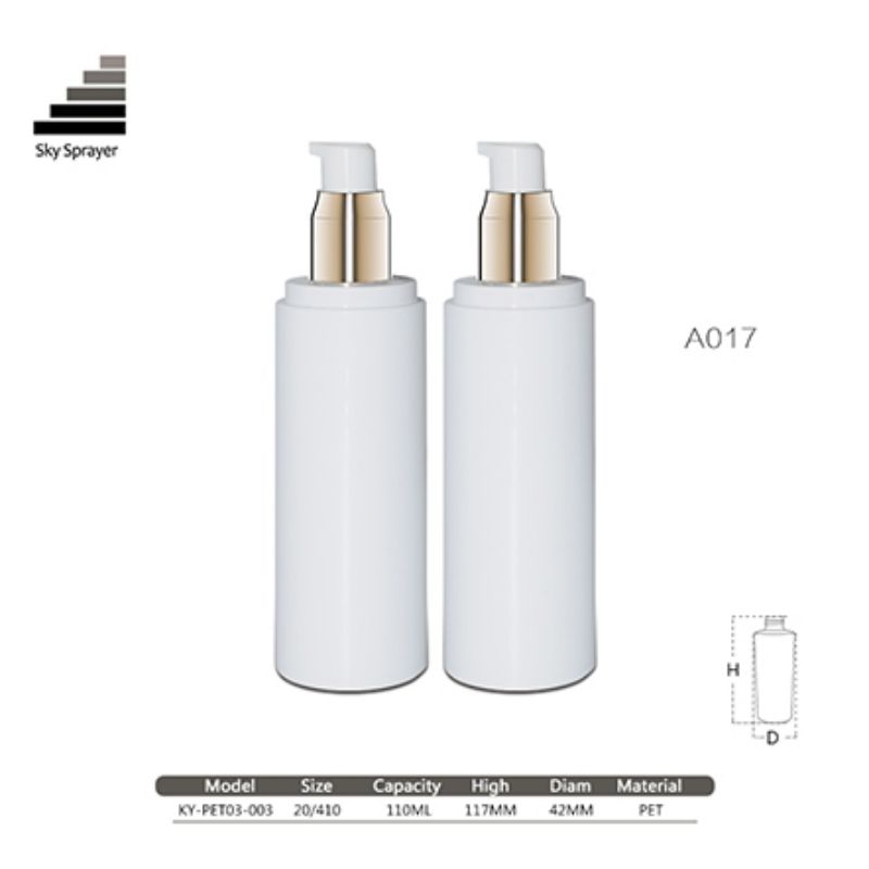 110ML PET Bottle With 20/410 Cream Pump