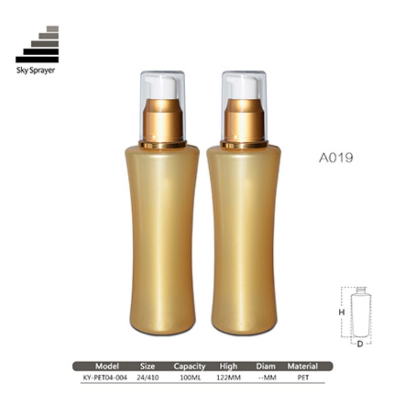 100ML PET Bottle With 24/410 Cream Pump