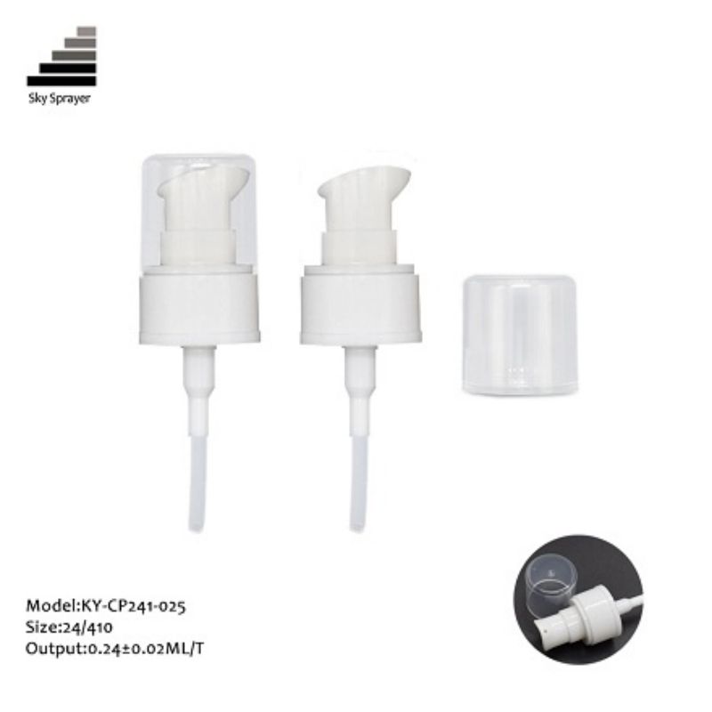 24/410 White PP Plastic Cream Pump Skin Cream Pump