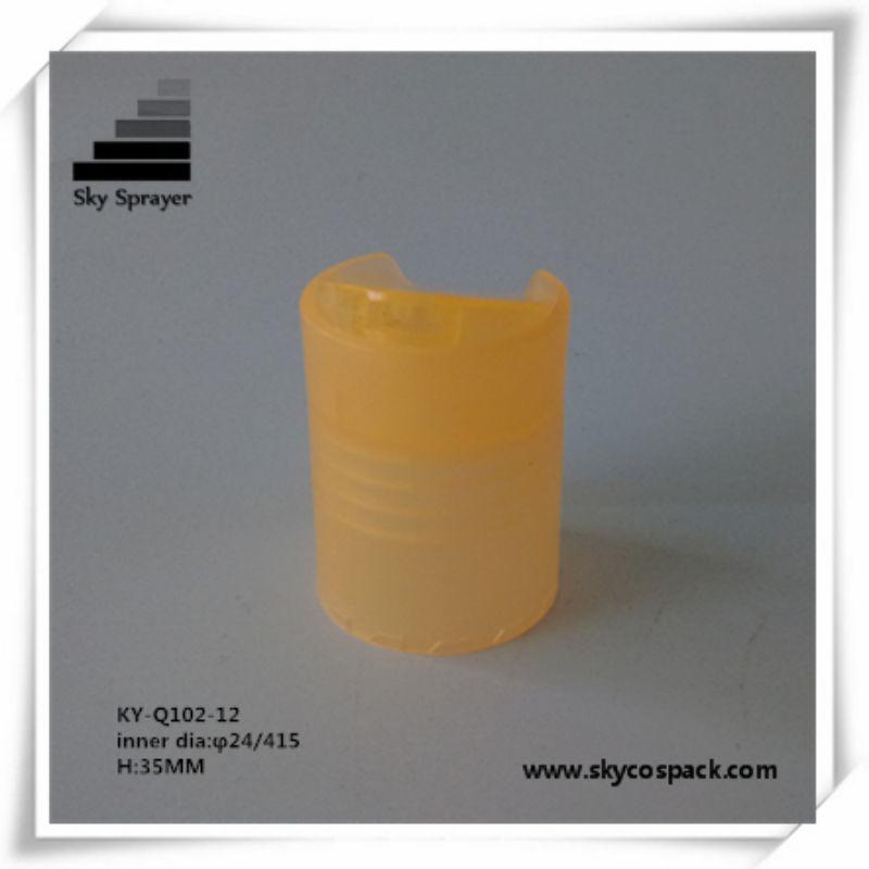 Disc Top Cap Plastic Cap Press Cover For Bottle