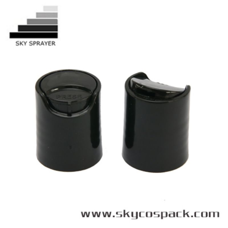 Black PP Plastic Bottle Cap Disc Top Cap