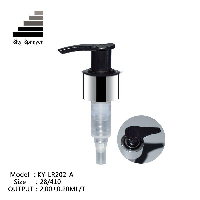 28/410 Black/Sliver Smooth Wall Lotion Pump