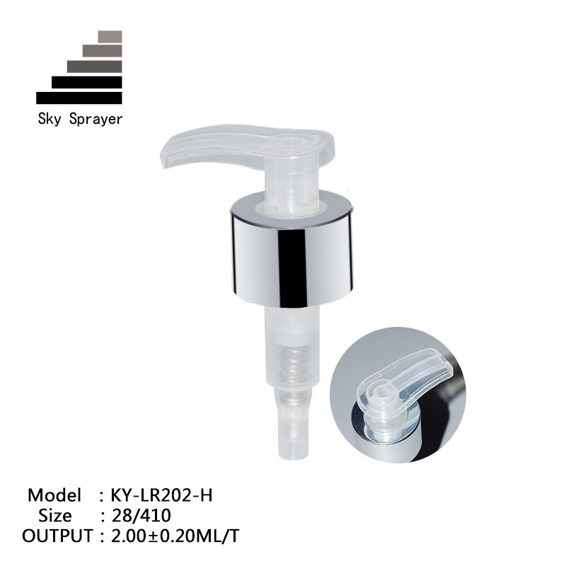 Sliver Lotion Pump For Shampoo Bottle